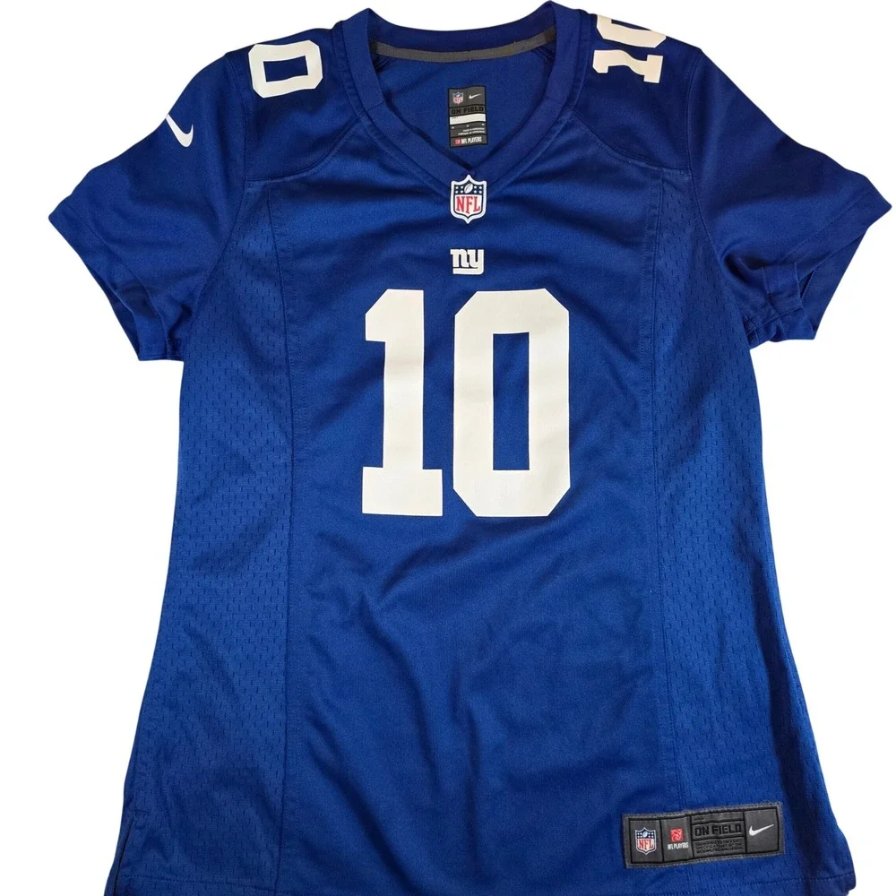Nike On Field NY Giants Eli Manning 10 Royal Blue Football Jersey Youth Medium
